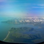 Flying over the Kamchatka Peninsula