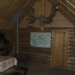 The inside of the cabins