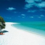 white coral beaches