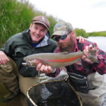 outstanding runs of all 5 species of Pacific Salmon, sea run Dolly Varden, and resident Leopard Rainbow Trout and Grayling