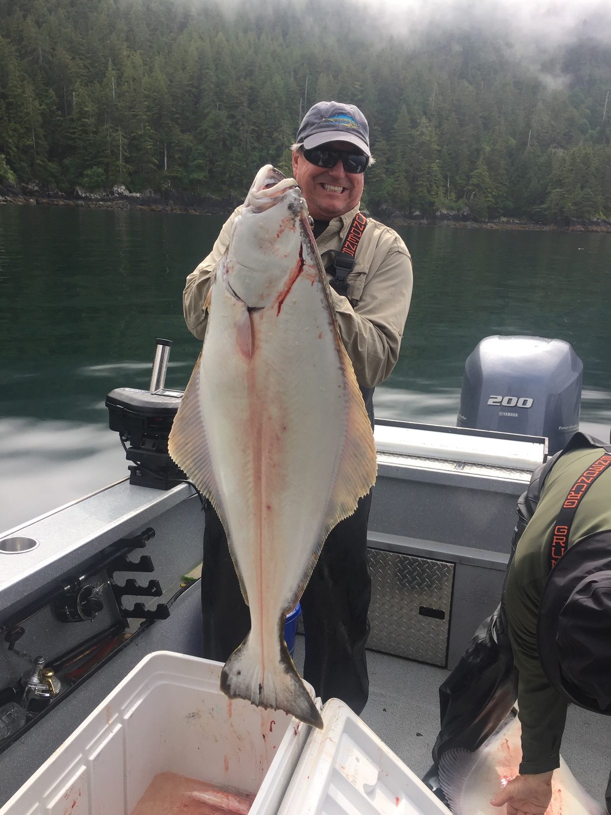 Sandspit, British Columbia is a phenomenal location for halibut fishing.